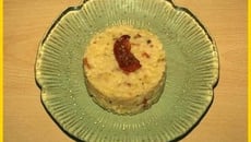 Risotto aux tomates confites et parmesan express