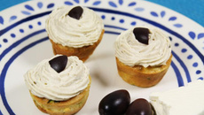 Mini cupcakes à la grecque
