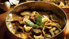 Emincé de veau aux olives