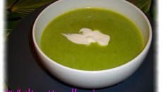 Soupe aux petits pois maison