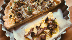 Quiche au poulet et aux champignons