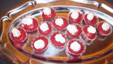 Cupcake à la betterave et fromage de chèvre