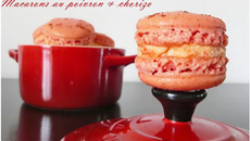 Macarons poivron & chorizo