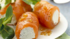 Sifflet de saumon frais et bûchette affinée