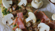 Croûte lardons champignons petit budget