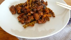 Fricassée sucrée salée de dinde aux aubergines