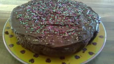 Moelleux nappé de chocolat