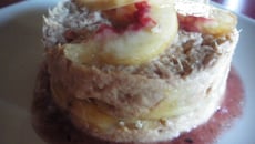 Carpaccio de pêches blanches au thon