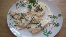 Raie, sauce aux câpres