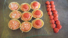 Caissette de chocolat blanc et mousse tagada