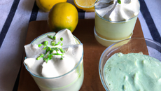 Mousse au citron vert et Cottage Cheese