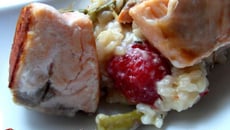 Risotto aux fraises asperges et basilic