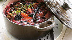 Soupe de fruits rouges