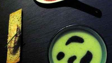 Gaspacho de fenouil vanillé, pistou et menthe au pastis