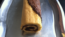 Gâteau roulé au chocolat
