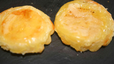 Mini tatin à l'époisses