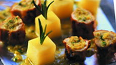 Tapas de lapin à la tapenade d'olives vertes
