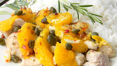 Blancs de poulet aux agrumes et aux câpres