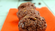 Muffins au chocolat et à l'avocat