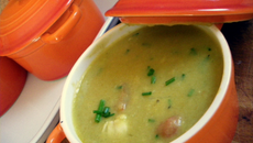 Soupe de poisson en cocotte