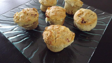 Muffins chévre bacon