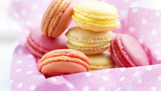Macarons à l'orange, au citron et à la fraise