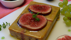 Terrine de foie gras aux figues et Sauternes