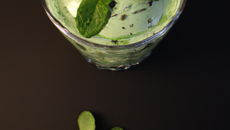 Thé glacé à la menthe poivrée