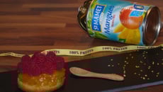 Tartelette sablée mangue framboise