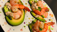 Trilogie d'avocat aux crevettes