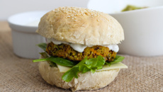 Burgers végétariens au guacamole