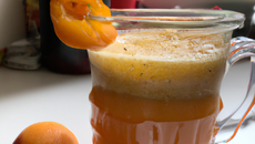 Jus de peche et abricot