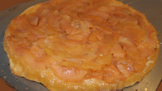 Tarte tatin aux poires et noix