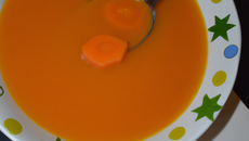 Potage carottes-patate douce
