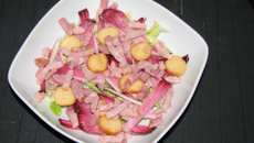 Salade d'endives rouges