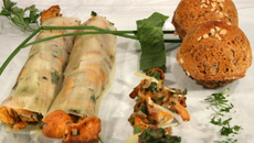 Champignons en volume