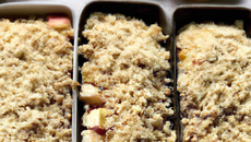 Crumbles aux pommes de Chloé