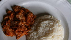 Thon sauce tomate et son riz