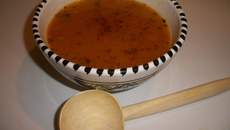 Soupe à l'orge avec ou sans viande