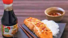 Saumon laqué à la sauce soja