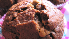 Muffins au chocolat, cœur de spéculoos