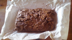 Brownie chocolat au caramel et spéculoos