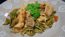 Tripes aux haricots verts à la provençale