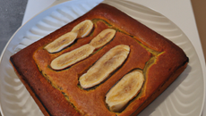 Gâteau Moelleux Banane et pâte à tartiner