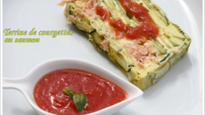 Terrine de courgettes au saumon