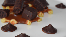 Noiramel au chocolat et griottes