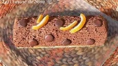 Bûche trés chocolatée à l'orange pour clore l'année
