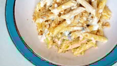 Pennes sauce crémeuse au gorgonzola et aux noix