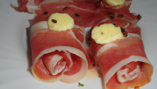 Papillon au jambon
