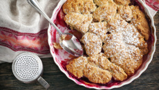 Cobbler aux prunes